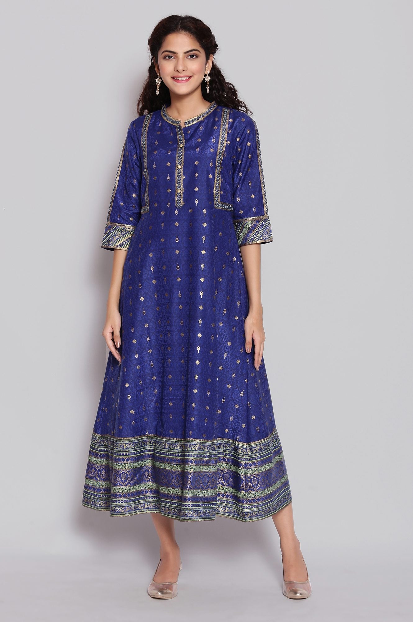 Buy Blue Indian Ethnic Dress Online for Woman Shop for Aurelia