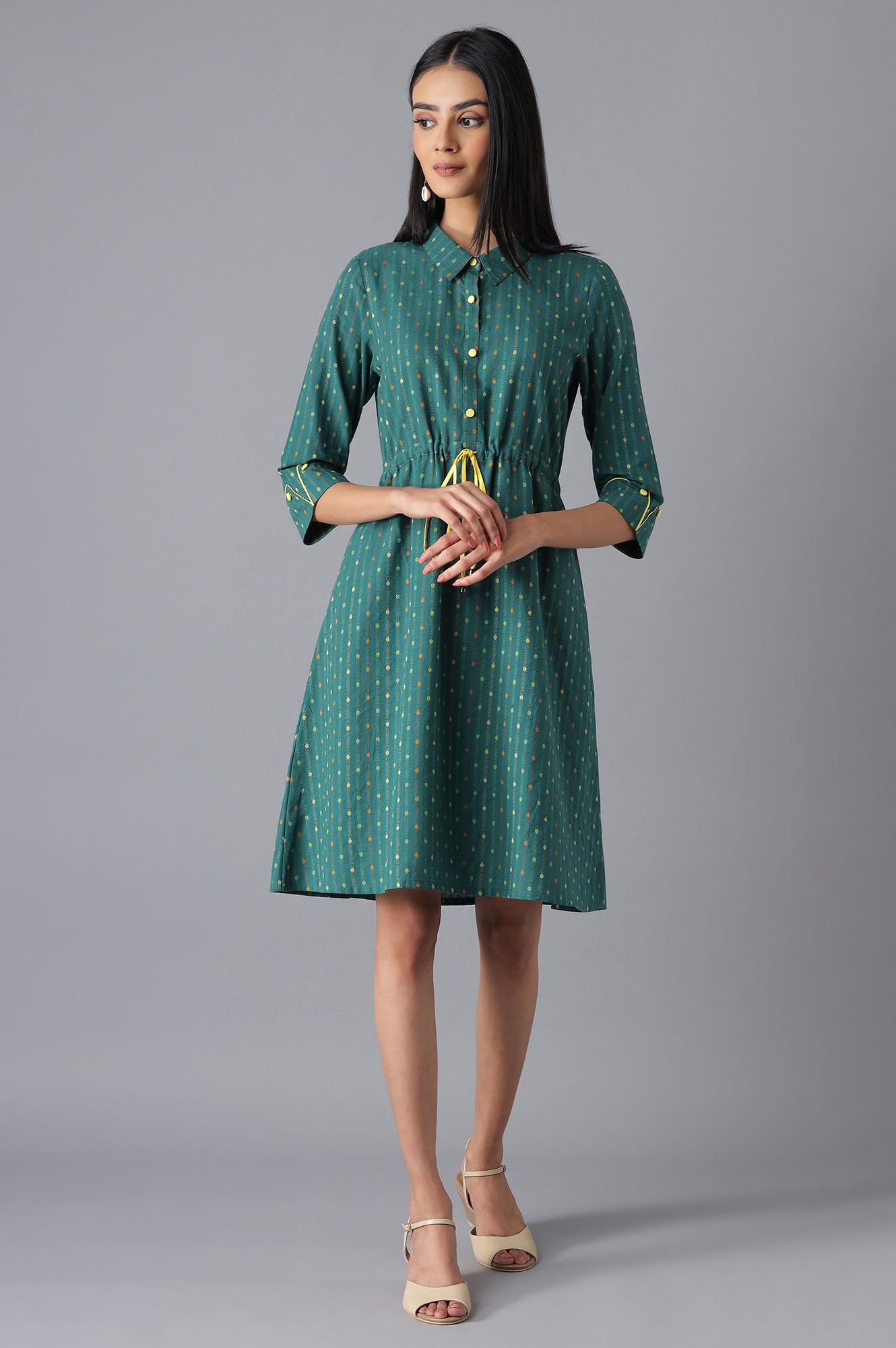 Buy Black A-line Dress Online for Woman