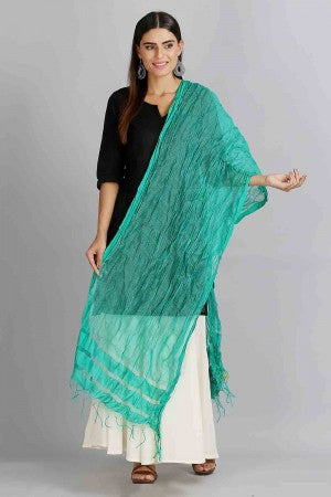 Green Knitted Churidar