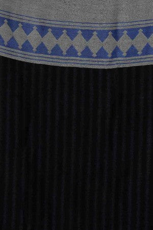 Blue Printed Square Neck kurta