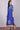 Blue Printed Mandarin Neck kurta Set