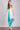 Teal Printed 3/4 Sleeve kurta Set With Dupatta &amp; Churidar