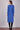 Blue Printed Round Neck Winter kurta