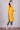 Yellow Mandarin Neck Winter kurta