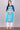 Blue Mandarin Neck 3/4 Sleeve kurta