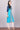 Blue Mandarin Neck 3/4 Sleeve kurta