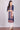 Navy Blue Round Neck Printed kurta