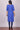 Blue Square Neck Floral Print kurta