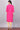 Pink Printed Mandarin Neck kurta