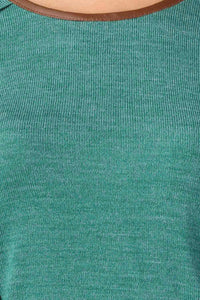 Green Round Neck Winter kurta