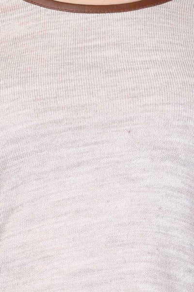 Off-White Round Neck Winter kurta