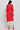 Red Striped Round Neck kurta