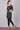 Black Round Neck Denim kurta