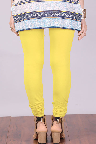 Yellow Cotton Churidar