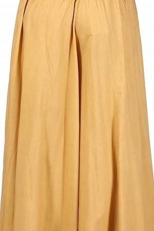 Gold Pleated Palazzo