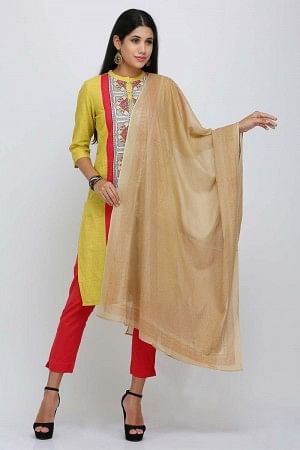 Beige Dupatta