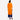 Orange Boat Neck Printed kurta
