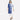 Blue Square Neck 3/4 Sleeve kurta