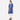Blue Square Neck 3/4 Sleeve kurta