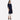 Navy Blue Round Neck Denim kurta