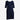 Navy Blue Round Neck Denim kurta