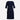Navy Blue Round Neck Denim kurta