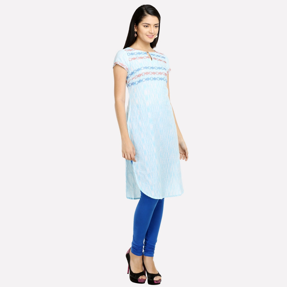 Light Blue Short Sleeve kurta