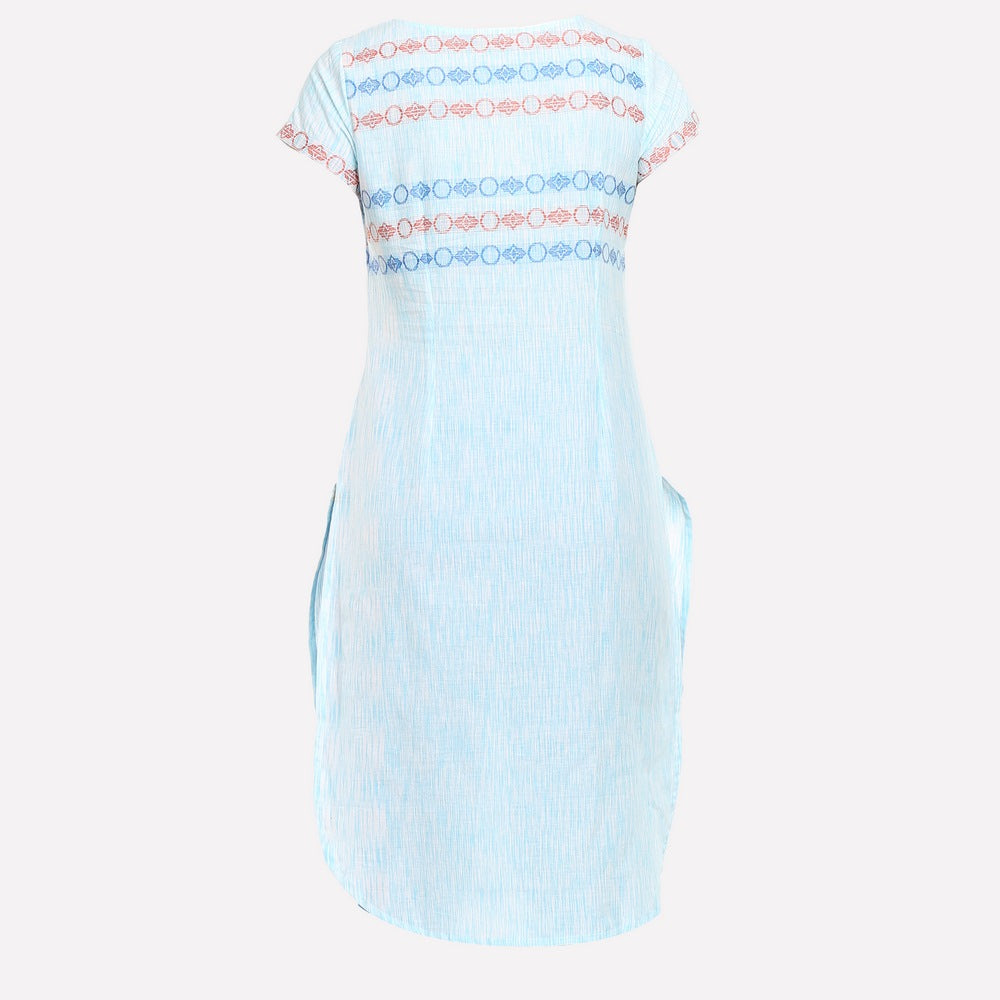 Light Blue Short Sleeve kurta