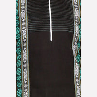 Black Printed Pintuck kurta