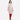 White Mandarin Neck 3/4 Sleeve Printed kurta