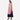 Pink Printed Sleeveless kurta