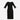 Black Round Neck Geometric Print kurta
