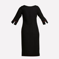 Black Round Neck Geometric Print kurta