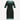 Black &amp; Green 3/4 Sleeve Printed kurta