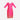Pink Round Neck Printed 3/4 Sleeve kurta