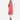 Red Round Neck Printed kurta