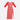 Red Round Neck Printed kurta