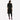 Black 3/4 Sleeve Pintuck kurta