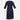 Navy Blue Printed 3/4 Sleeve kurta