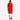 Red Mandarin Neck 3/4 Sleeve kurta