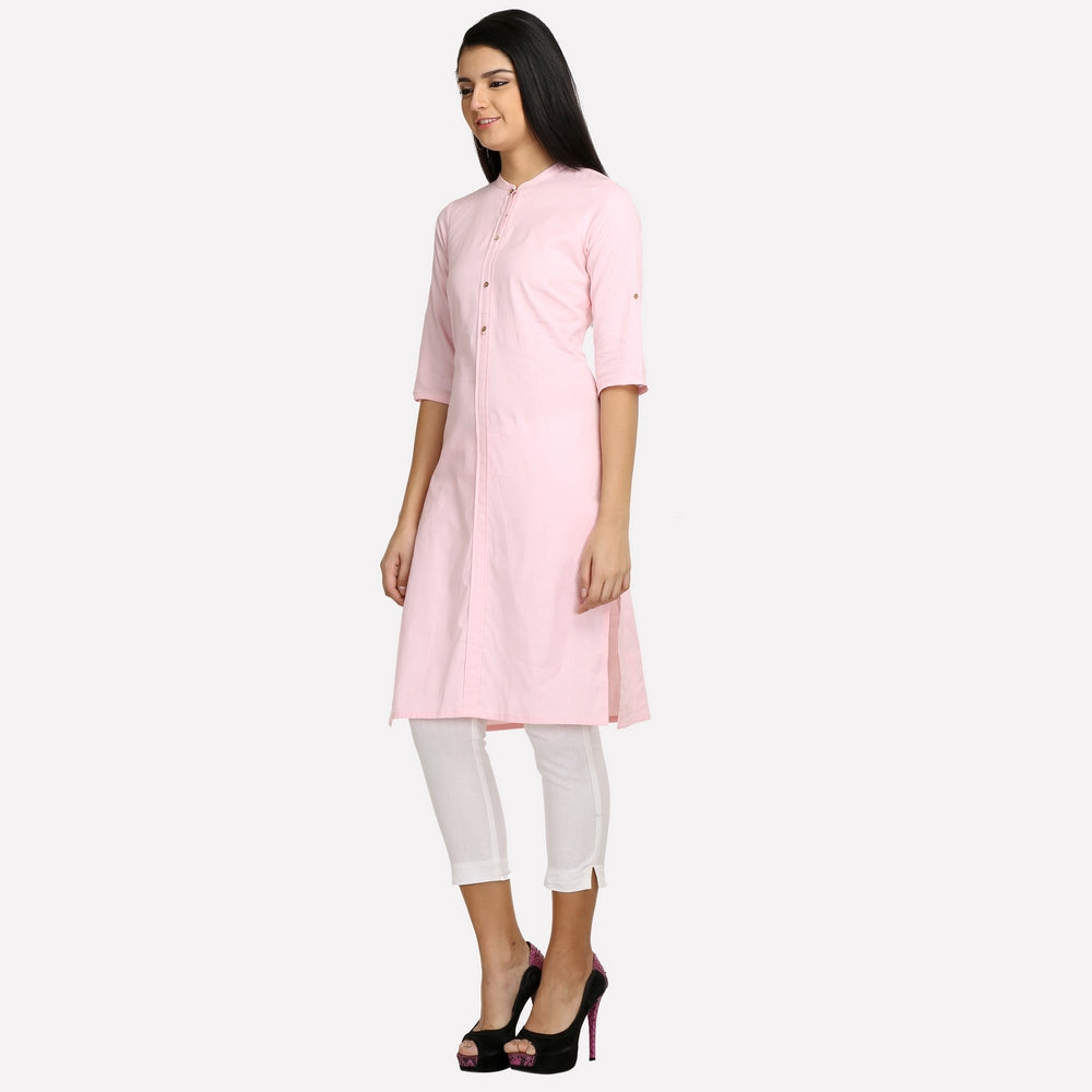 Light Pink 3/4 Sleeve kurta