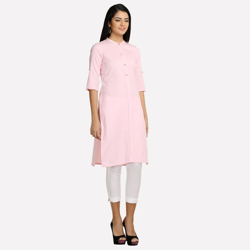 Light Pink 3/4 Sleeve kurta