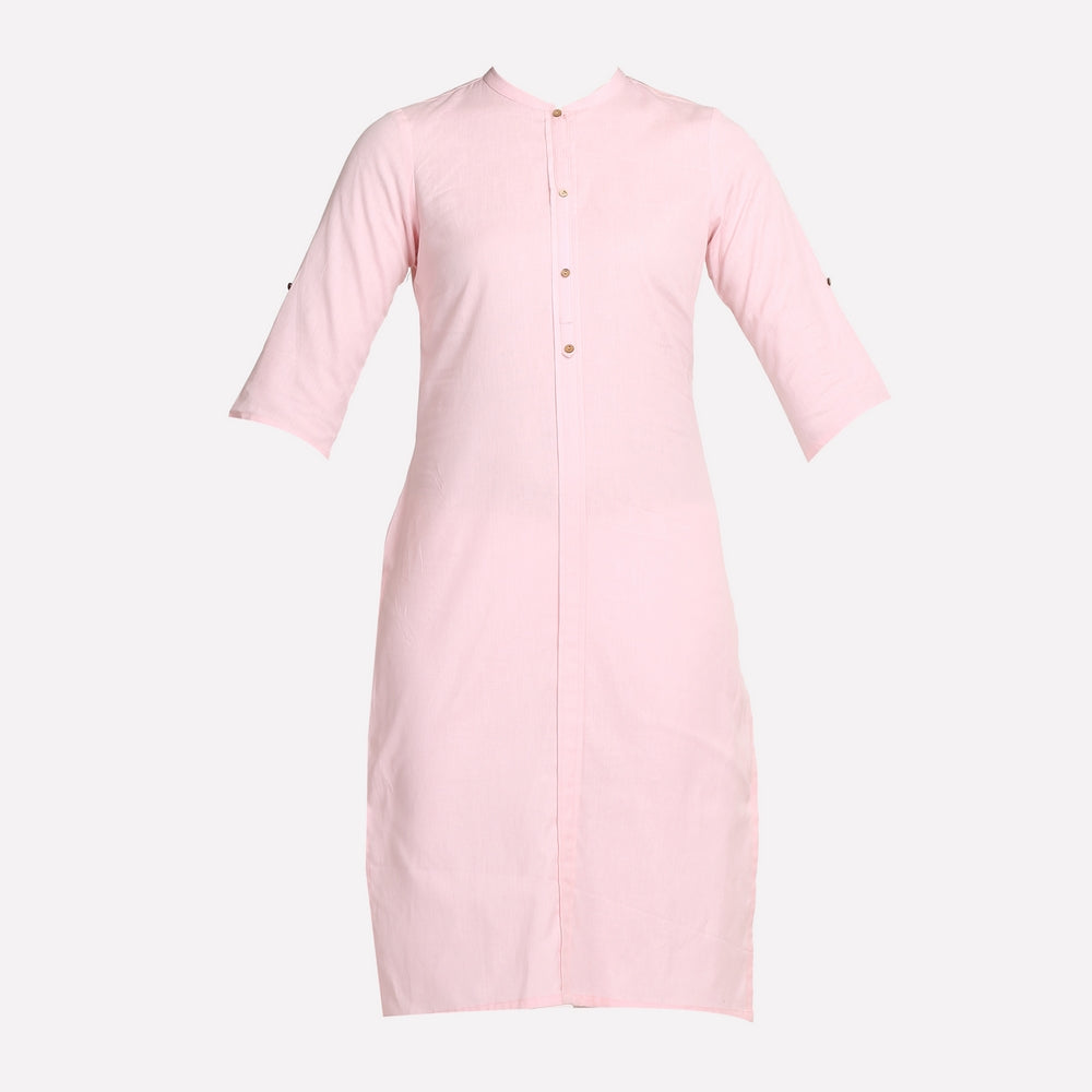 Light Pink 3/4 Sleeve kurta