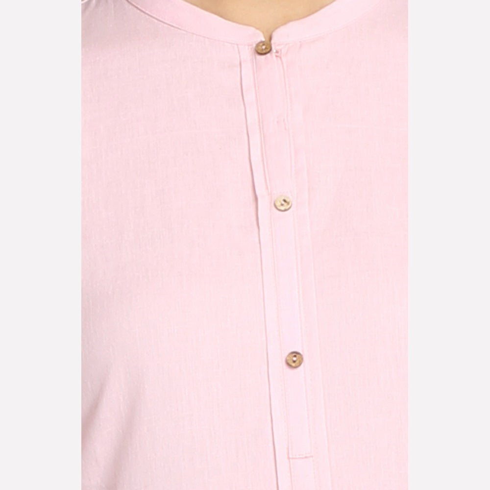 Light Pink 3/4 Sleeve kurta