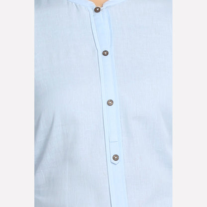 Sky Blue 3/4 Sleeve kurta