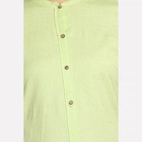 Green 3/4 Sleeve Classic kurta