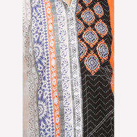 Black Printed Sleeveless kurta