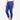 Blue Cropped Solid Trouser
