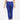 Blue Cropped Solid Trouser