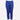 Blue Cropped Solid Trouser